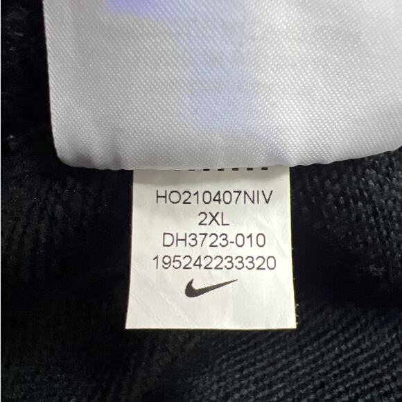 Nike Dri-Fit Womens Fly Fire Flame Basketball Hoop Design Hoodie Size 2XL Black - Picture 8 of 9